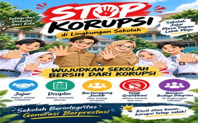 SMA NEGERI 1 LOSARI SOSIALISASIKAN GERAKAN ANTIKORUPSI, WUJUDKAN SEKOLAH BERINTEGRITAS